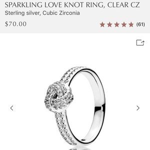 Pandora Love Knot Ring